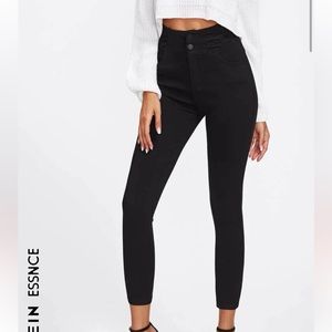 SIZE L NWOT SHEIN zip Fly Skinny Jeans